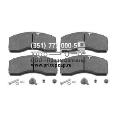 Колодки тормозные BPW (на диск) MDP3087K